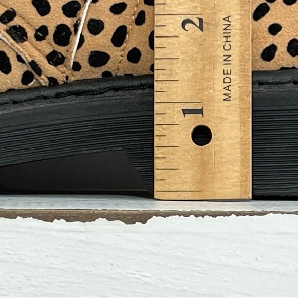 Women’s Pierre Dumas Amora-1 Cheetah Print Combat Boot Side Zip Lace Up Size 10 - Picture 11 of 11